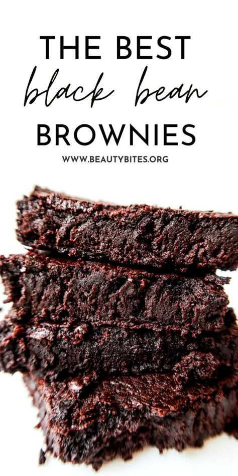 Black Bean Brownies Vegan, Bean Brownies Vegan, Healthy Iftar, Gluten Free Beauty Products, Brownie Recipes Healthy, Biscuits Diététiques, Black Bean Brownies, Black Bean Recipes, Bean Brownies