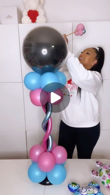 Bobo Balloon Gender Reveal, Balloon Gender Reveal Ideas, Balloon Pop Gender Reveal, Gender Reveal Balloon Pop, Balloon Gender Reveal, Gender Reveal Balloons, Balloon Pop, Reveal Ideas, July 4