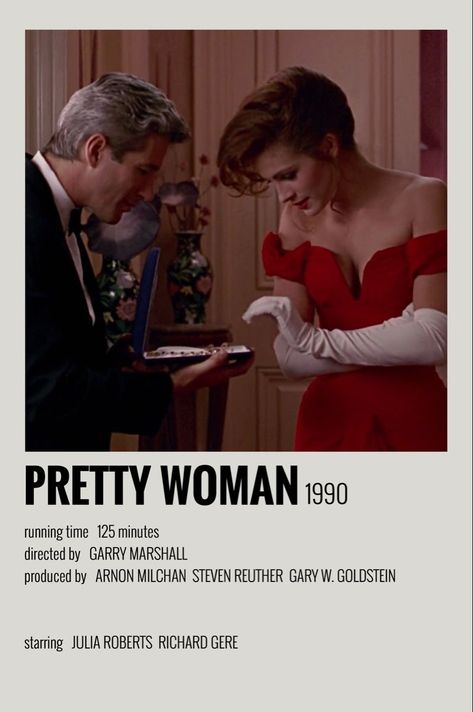 Pretty Woman Movie, Polaroid Movie Poster, Joe Black, Most Paused Movie Scenes, Iconic Movie Posters, Girly Movies, Film Posters Minimalist, Film Poster Design, Happy End