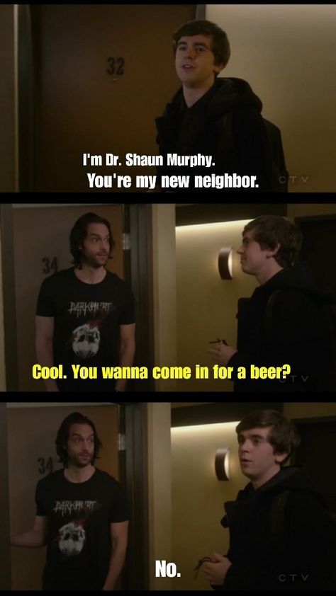 Shaun's new neighbor, since Lea is now gone! :'( The Good Doctor Abc, Doctor Things, Life Qoute, Good Doctor Series, Doctor Stuff, The Good Dr, Shaun Murphy, Doctor Quotes, Freddie Highmore