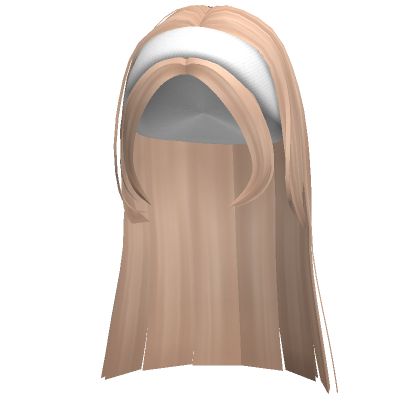 Blonde Roblox Hair, Cute Roblox Hair, Roblox Blonde Hair, Roblox Hairstyles, Preppy Headband, Roblox Hairs, Blonde Hair Roblox, Hair With Hat, Roblox Accessories