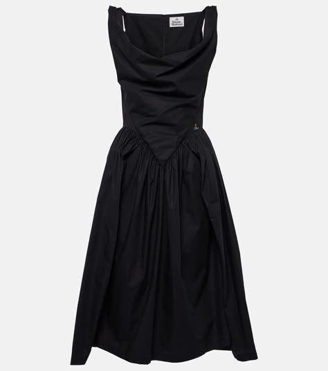 Sunday cotton corset dress in black - Vivienne Westwood | Mytheresa Vivienne Westwood Dress Vintage, Vintage Vivienne Westwood Bridal, Vivienne Westwood Crochet Dress, Westwood Vivienne Dresses, Vivienne Westwood Short Dress, Vivienne Westwood Dress Black, Vivian Westwood Corset, 1stdibs Dress, Vivienne Westwood Black Dress