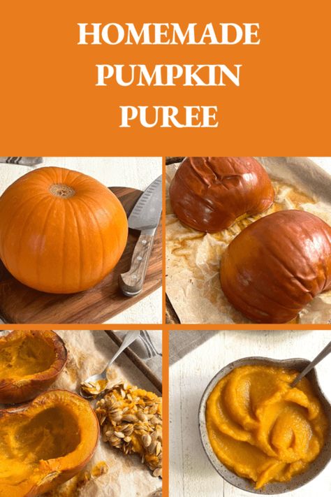 How to Make Pumpkin Puree - Mom's Kitchen Handbook Make Pumpkin Puree, Healthy Pumpkin Pie Recipe, Pumpkin Recipes Dinner, Puree Recipes, Gluten Free Pumpkin Recipes, Pumpkin Puree Recipes, Healthy Pumpkin Pies, Pumpkin Recipes Healthy, Family Homestead