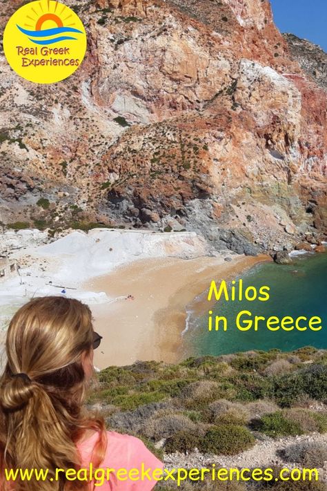 Milos in Greece is an upcoming destination, while Kimolos is still under the radar. Here's the best time to visit the beautiful Greek islands! #Milos #Greece #beaches #Greekislands #lifeisabeach #islandhopping Milos Greece Things To Do, Greece Milos, Greece Bucket List, Kimolos Island Greece, Europe Train Travel, Milo’s Island Greece, Europe Train, Greek Vacation, Mediterranean Travel