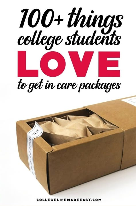 Fall Care Package Ideas, Package Ideas For Boyfriend, Care Package Ideas For Boyfriend, College Gift Boxes, Care Packages For College Students, College Gift Baskets, Student Care Package, Fall Care Package, Kids Care Package