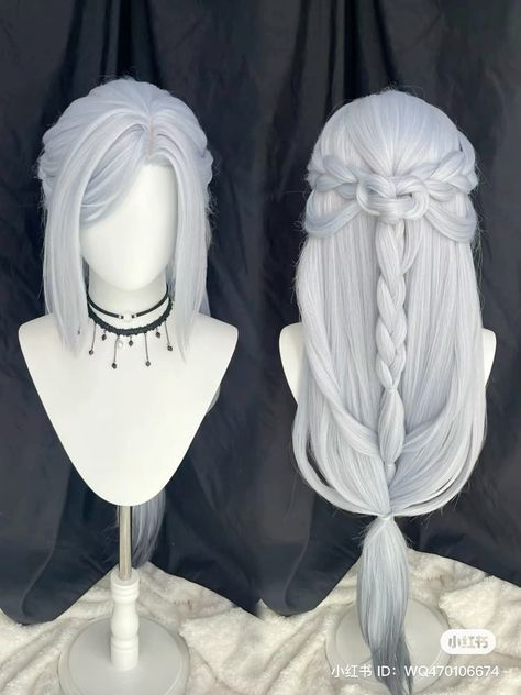 Anime Wig Hairstyles, Hair Horns Hairstyles, Character Design Hairstyles, Hairstyles Character Design, Short Fairy Hair, Fantasy Hair Styles, Royalty Hairstyles, Sci Fi Hairstyles, Fancy Hairstyles For Long Hair