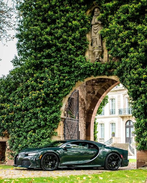 Green Bugatti, Material Things, House Arch Design, Bugatti Chiron, Car Drawings, Classic Cars Vintage, Luxury Car, Future Car, Luxury Brands