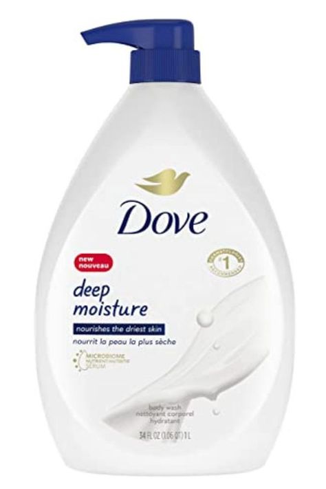 Dove Deep Moisture Body Wash with Pump For Dry Skin Moisturizing Body Wash Cleanser Transforms Even The Driest Skin In One Shower Dove Deep Moisture, Sensitive Skin Body Wash, Foaming Body Wash, Dove Body Wash, Shower Foam, Stocking Stuffers For Women, Body Hygiene, Pretty Life, Skin Cleanser