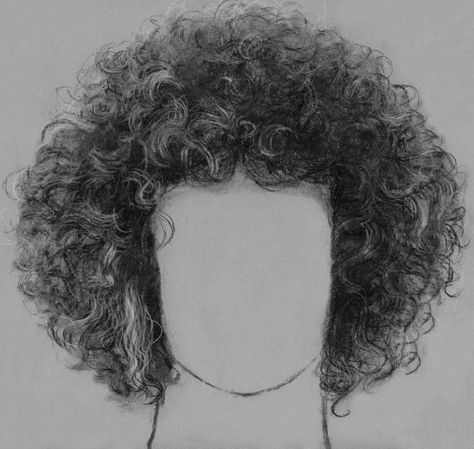 How to Draw Curly Hair Drawings Of Hair, Amazing Pencil Drawings, Hair Drawing, Pencil Drawings, Curly Hair, To Draw, Pencil, Black And White, Drawings