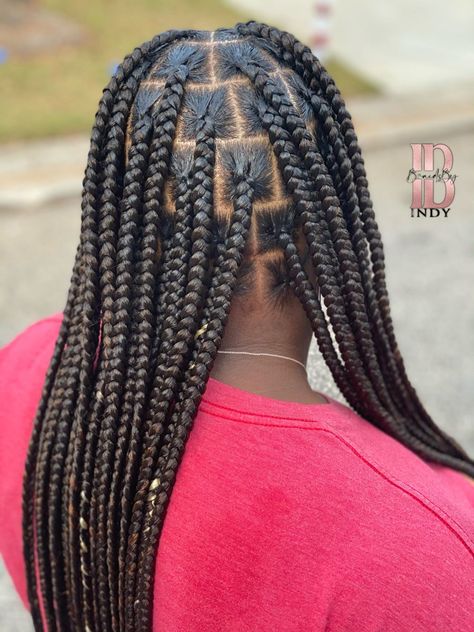 #braidsbyindysimonee👸🏽 #braiderinatlanta #atlantabraider #braids #braidstyles #atlbraider #braidsforwomen #atlantahairstylist #atlhairstylist #mediumboxbraids #braidsforwomen #boxbraids #ombrebraids #feedins #atlfeedinbraids #atlantafeedinbraids #atlantabraids #atlbraids #waistlength #knotlessbraids #atlknotlessbraids #knotlessboxbraids #individualbraids #waistlengthbraids #protectivestylesfornaturalhair 🔥 20 Box Braids, Medium Knotless Box Braids Medium Length, Medium Large Knotless Box Braids, Large Knotless Box Braids, Medium Knotless, Black Kids Braids Hairstyles, Cute Box Braids, Short Box Braids Hairstyles, Big Box Braids Hairstyles