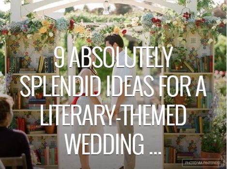 Literacy Wedding Theme, Wedding For Book Lovers, Bookstore Wedding Reception, Poetry Themed Wedding, Literature Themed Party, Wedding Book Theme, Literary Themed Party, Literary Centerpieces, Book Themed Wedding Decorations