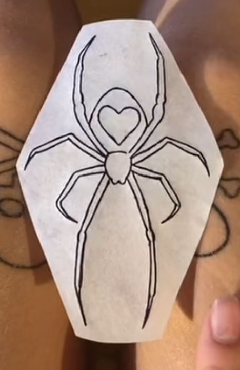 Spider Web Tattoo, Web Tattoo, Wicked Tattoos, Handpoke Tattoo, Small Pretty Tattoos, Simple Tattoo Designs, Spider Tattoo, Tattoos For Black Skin, Hand Tattoos For Women