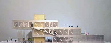 Oma Architecture, Parking Plan, Rem Koolhaas, Architectural Model, Arch Model, Architecture Model Making, Architecture Concept Drawings, Model Maker, Diagram Architecture