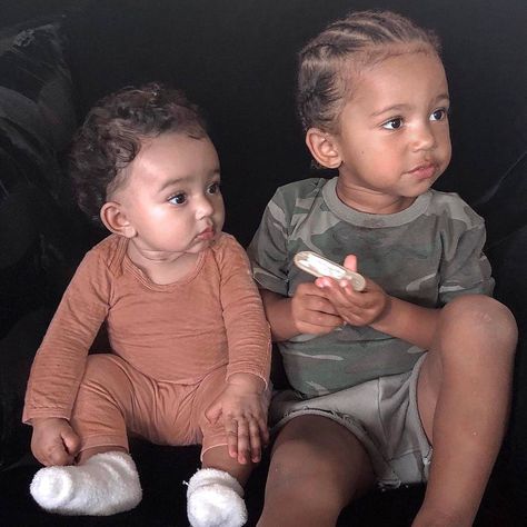 Kim Kardashian's Photo of Inseparable Chicago and Saint West Will Melt Your Heart Kim Kardashian, Chicago