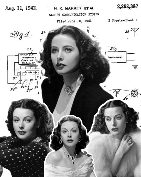 Hedy Lamarr Aesthetic, Heady Lamarr, Hedy Lamarr Inventor, Beauty And Brains Aesthetic, Genius Aesthetic, Women In Physics, Actresses Aesthetic, Film For Her, Computer Science Women