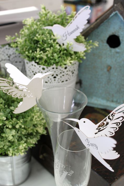 Hummingbird placecards available to buy on our website: https://www.felicitations.com.au/products-74.html Hummingbird Wedding, Wedding Shower, Wedding Stationery, Bridal Shower, Shower, Baby Shower, Stationery, Table Decorations