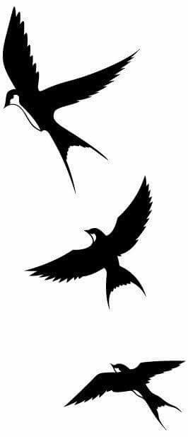 Swallow Silhouette, Vogel Silhouette, Dove Tattoo Design, Tattoo Bird, Small Shoulder Tattoos, Dove Tattoo, Swallow Tattoo, Silhouette Tattoos, Silhouette Clip Art