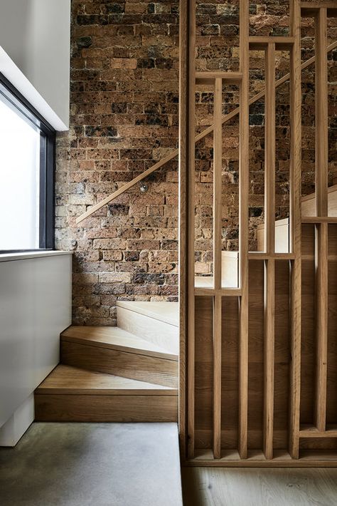 newtown residence Scandinavian Staircase, Open Staircase Ideas, Staircase In Living Room, Beautiful Staircases, Bespoke Staircases, Open Stairs, James Jones, Contemporary Staircase, Loft Stairs