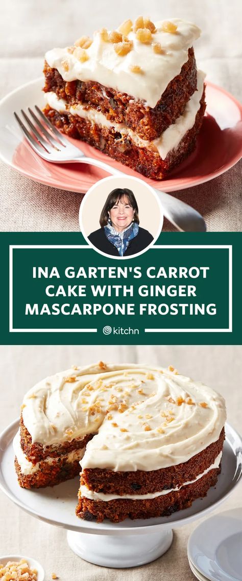 I Tried Ina Garten's Carrot Cake Recipe | The Kitchn Ina Garten Carrot Cake, Martha Stewart Carrot Cake, Carrot Pineapple Cake, Carrot Cake With Pineapple, Pineapple Cake Recipe, Ina Garten Recipes, Carrot Cake Cupcakes, Best Carrot Cake, Pineapple Cake