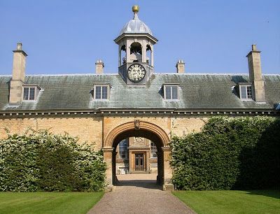 Old English Manor, Belton House, English Estate, English Houses, Porte Cochere, Grand Hall, Georgian Architecture, Farm Buildings, House Map