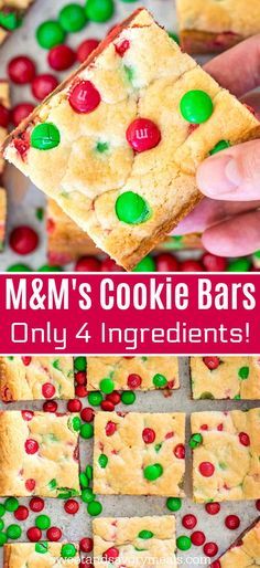 M M Cookie Bars, Microwave Recipe, Christmas Cookie Bars, Cookie Bars Easy, M M Cookies, Savory Meals, Sugar Cookie Bars, Morning Meditation, Cookie Bar Recipes