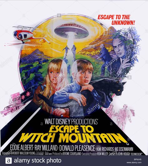 Escape To Witch Mountain, Witch Mountain, Malcolm Young, Donald Pleasence, 70s Nostalgia, Alexander Ludwig, Carla Gugino, Annasophia Robb, Best Movie Posters