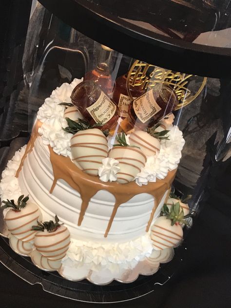 Cake With Alcohol Bottles On Top, Alcohol Themed Cakes For Men, Alcoholic Cakes, Henny Cake, Hennessey Cake, Alcohol Cakes, Liquor Cakes, 21st Birthday Cake For Guys, Alcohol Birthday Cake