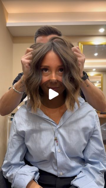 Short Hair Contouring, Long Bob Styling, Long Bob Braun, Long Bob Styles, Hair Contouring, November 9, Bob Styles, Long Bob, Hair Transformation