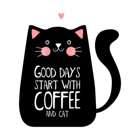 Wallpaper Cute Kawaii, Kawaii Black Cat, Cats Rule, Wallpaper Cute, Cat Cafe, Cat Black, Trendy Wallpaper, Cat Silhouette, Cat Quotes