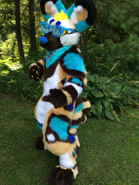 Yo African Wild Dog Fursuit, Fursuit Inspiration, Unique Fursuits, Dog Fursuit, Cute Fursuits, Fursuit Ideas, Fur Suits, Cool Fursuits, Fur Suit