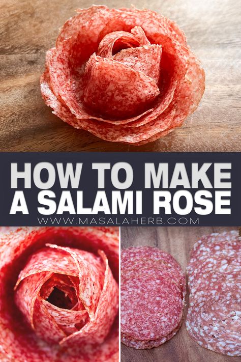 You will need thinly sliced salami to make a salami rose for your charcuterie board. Salami Rose, Gnocchi Sauce, Italian Recipes Appetizers, Sliced Salami, Genoa Salami, Light Appetizers, Italian Appetizers, Video Show, Cooking For Beginners