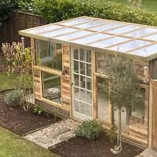 Diy Greenhouse Plans, Outdoor Greenhouse, Greenhouse Shed, Build A Greenhouse, نباتات منزلية, Greenhouse Ideas, Home Greenhouse, House Wood, Backyard Greenhouse