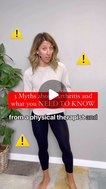 Alyssa Kuhn DPT | Osteoarthritis Expert on Instagram: "Myth BUSTING and giving you the FACTS ✅  There are so many wild misconceptions out there about osteoarthritis 🥴  These are just 3 examples of things people have actually been told when it comes to arthritis and joint pain 😳  1️⃣ Squats are NOT bad and do not inherently cause “more damage”. If you do experience pain when doing them, odds are you need to practice with a modification including a higher surface to stand from, use of your arms to push off, etc.   2️⃣ Complete rest is rarely actually needed. Instead, small, gentle movements can help further healing and can actually decrease pain. Your body craves movement, not rest. These exercises can be done in standing, sitting or lying down.   3️⃣ Believe it or not, some people are tol Alyssa Kuhn, Myth Busted, Knee Pain Relief, Not Bad, Knee Pain, Some People, Pain Relief, Healing, Things To Come