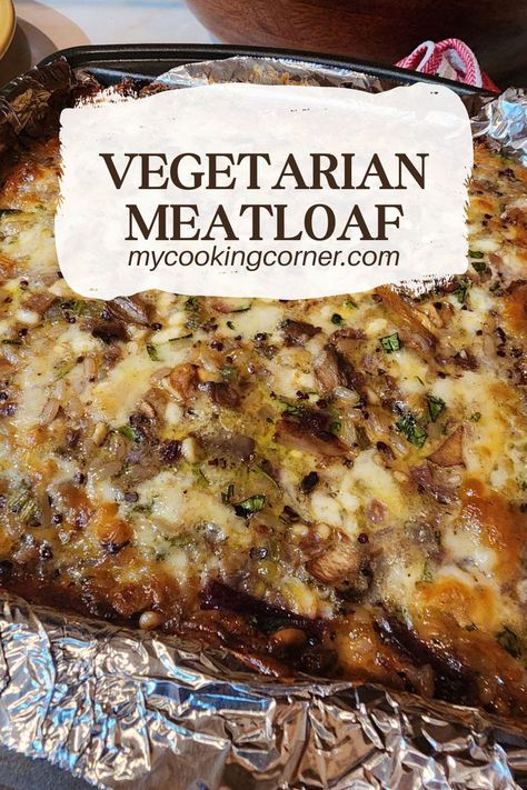 Indulge in a meatloaf like no other with our Ultimate Vegetarian Meatloaf recipe! #VegetarianDelight #MeatloafRevamped #ComfortFoodRedefined #VegetarianComfort