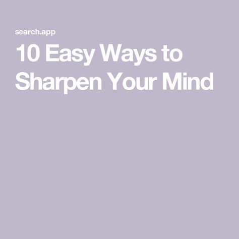 10 Easy Ways to Sharpen Your Mind Sleep Guide, Diaphragmatic Breathing, Effective Time Management, Improve Cognitive Function, Deep Breathing Exercises, Cortisol Levels, Improve Focus, Health Guide, Sleeping Habits