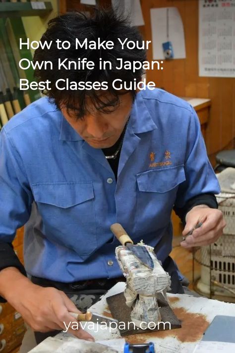 Learn how to craft your own knife in Japan with this comprehensive guide to the best classes available. Master traditional techniques and create a unique blade that represents your skills and passions. Perfect for any aspiring bladesmith! Japanese Broken Pottery, Personalized Chopsticks, Japanese Travel, How To Craft, Japanese Knife, Travel Industry, Traditional Techniques, How To Make Your, Japan Travel