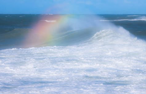 Ocean Rainbow, Visual Archive, Summer Dream, Aesthetic Images, Over The Rainbow, Beach Life, Mother Nature, The Ocean, Summer Vibes