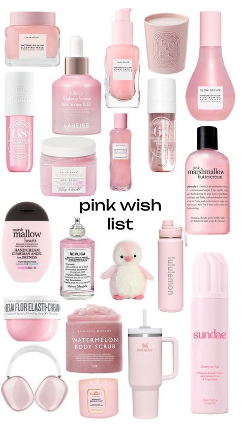 Girl Wishlist, Watermelon Glow Sleeping Mask, Wishlist Ideas, Sephora Skin Care, Pretty Pink Princess, Shower Skin Care, Perfect Skin Care Routine, Ultimate Gift Guide, Skincare Organization