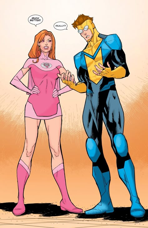 Atom Eve Invincible, Eve Invincible, Atom Eve, Eve Costume, Teen Titans Starfire, Invincible Comic, Image Spiderman, Indie Comic, Couples Comics