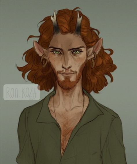 Satyr Dnd, Green Knight, My Fantasy World, A Haircut, Drawing Images, Sketchbook Inspiration, Dungeon Master, Fantasy Rpg, Dnd Characters