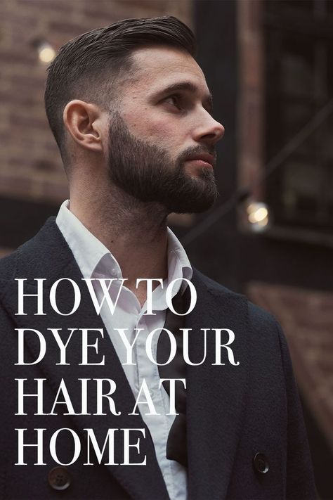 Tired of waisting time and money on professsional hair coloring? Here's how to dye your hair at home! #gents #haricolor #formen Dye Hair At Home, Dye Your Hair At Home, How To Dye Hair, How To Dye Hair At Home, Dyed Hair Men, Gradient Hair, Grey Hair Men, Dye Hair, Hair Coloring