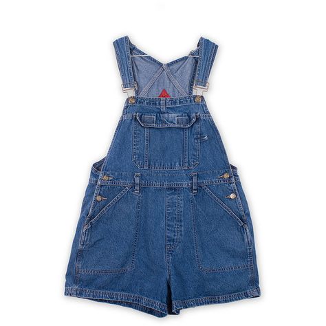 Vintage 1990's No Boundaries Denim Overall Shorts ($35) ❤ liked on Polyvore featuring jumpsuits, rompers, shorts, overalls, bottoms, dresses, denim rompers, blue denim overalls, blue bib overalls and vintage overalls Denim Overall Shorts, Shorts Overalls, Overalls Denim, Overalls Vintage, Overalls Shorts, Vintage Overalls, Blue Overalls, Vintage Romper, Denim Overalls Shorts