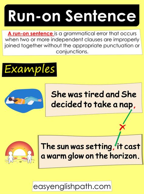 How to Identify and Fix Run-On Sentences: A Complete Guide. What is a Run-om Sentence? Fragments And Run On Sentences, Dependent Clause, Sentence Fragments, Run On, Coordinating Conjunctions, Run On Sentences, Complete Sentences, Learn English Grammar, Sentence Structure