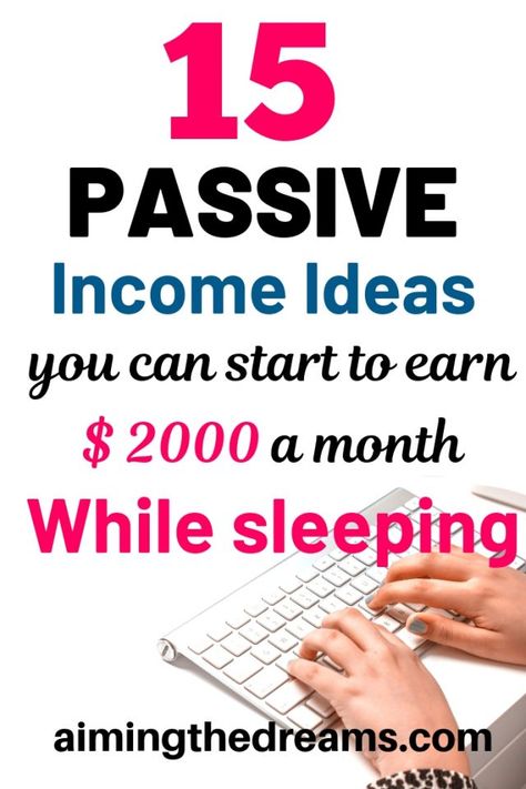 Best Passive Income, Side Hustle Passive Income, Passive Income Ideas, Creating Passive Income, Social Media Jobs, Passive Income Streams, Passive Income Online, Income Ideas, Earn Money From Home