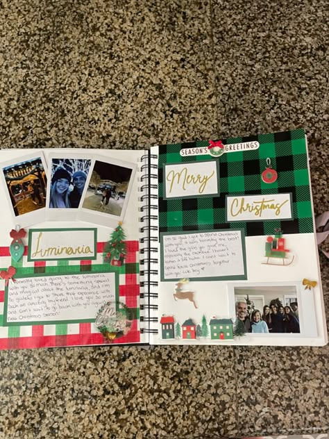 The fun activities we did and christmas day #scrapbook Scrapbook Ideas For Christmas, Scrapbook Christmas Ideas, Scrapbook Ideas Christmas, Scrapbooking For Boyfriend, 1 Year Scrapbook Boyfriend, Holiday Scrapbook Ideas, One Year Scrapbook Ideas Boyfriend, Our First Year Scrapbook Boyfriend, Boyfriend Scrapbook Ideas Pages