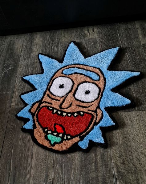 🌀 Throwback to one of my projects – this custom Rick and Morty-inspired tufted rug! This piece was one of my earlier works, and it's still close to my heart. It’s amazing to see how far I’ve come! What do you think of this blast from the past? 🌀 . . . #Throwback #TuftedRug #RickAndMorty #HandmadeWithLove #CustomArt #SmallBusiness" Rick And Morty Rug, Rug Tufting, Funky Rugs, Blast From The Past, Manifestation Board, Close To My Heart, Rick And Morty, Cool Rugs, Tufted Rug