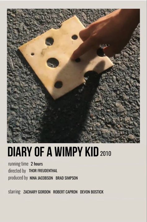 Diary Of A Wimpy Kid Movie Poster, Dairy Of A Wimpy Kid Greg, Diary Of A Wimpy Kid Poster, Diary Of A Wimpy Kid Movie, Diary Of A Wimpy Kid Aesthetic, Kids Movie Poster, Wimpy Kid Movie, Polaroid Movie Poster, Good Animated Movies