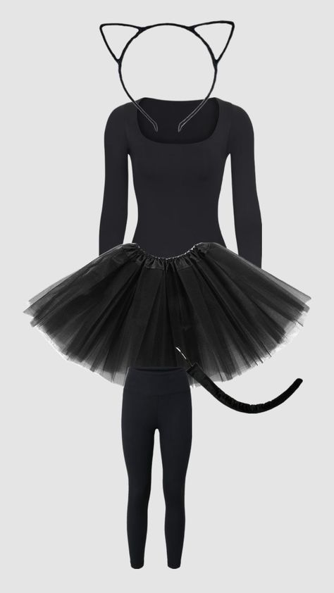 Simple Cat Costume, Black Cat Halloween Costume, Cat Halloween Costume, Cat Costume, Cat Halloween, Cat Costumes, Black Cat Halloween, Halloween Cat, Halloween Ideas