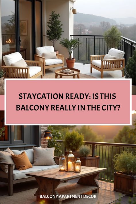 City balcony transformed into a tropical paradise with budget-friendly decor Clever Decor, Urban Balcony, Balcony Apartment, Tropical Retreat, Stylish Tips, Old Ladder, Custom Planters, Cozy Furniture, Statement Furniture