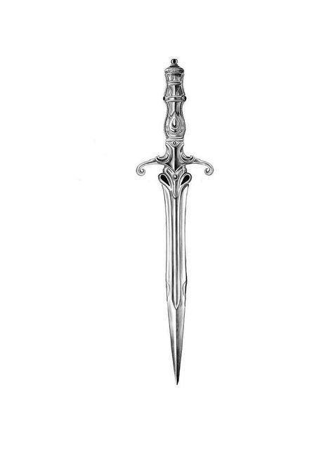 Girly Dagger Tattoo, Ace Of Swords Tattoo, Dagger Tattoo Stencil, Cute Dagger Tattoo, Dagger Spine Tattoo, Small Dagger Tattoo, Knife Tattoo Ideas, Nice Tatoos, Dagger Tattoo Design